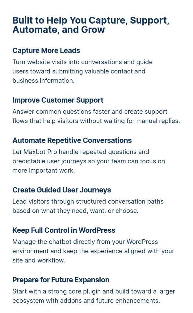 Maxbot - Chatbot Builder WordPress Plugin