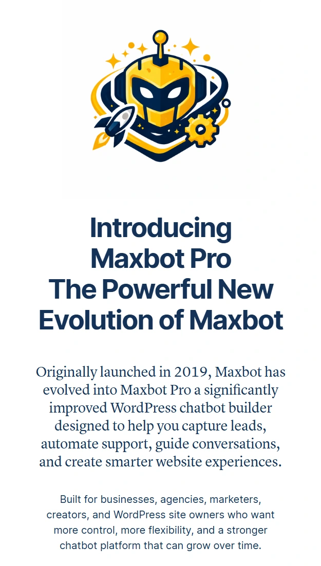 Maxbot - Chatbot Builder WordPress Plugin